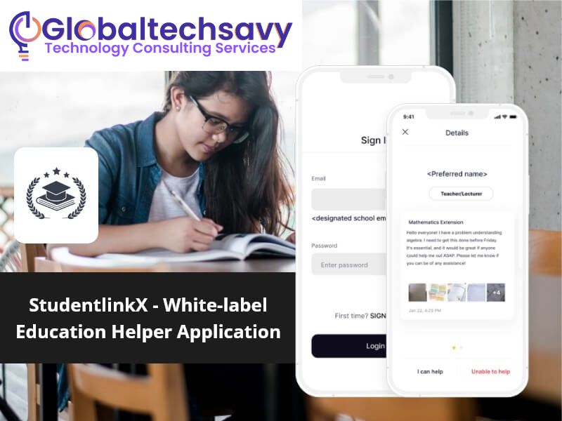 studentlinkx white label education helper application